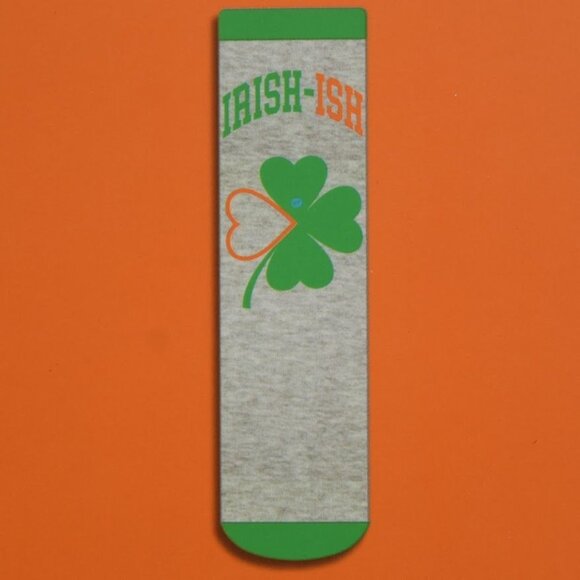 St Patricks Day Crew Socks Set Shenanigans Squad Irish Ish One Size Fits Most - Picture 5 of 6